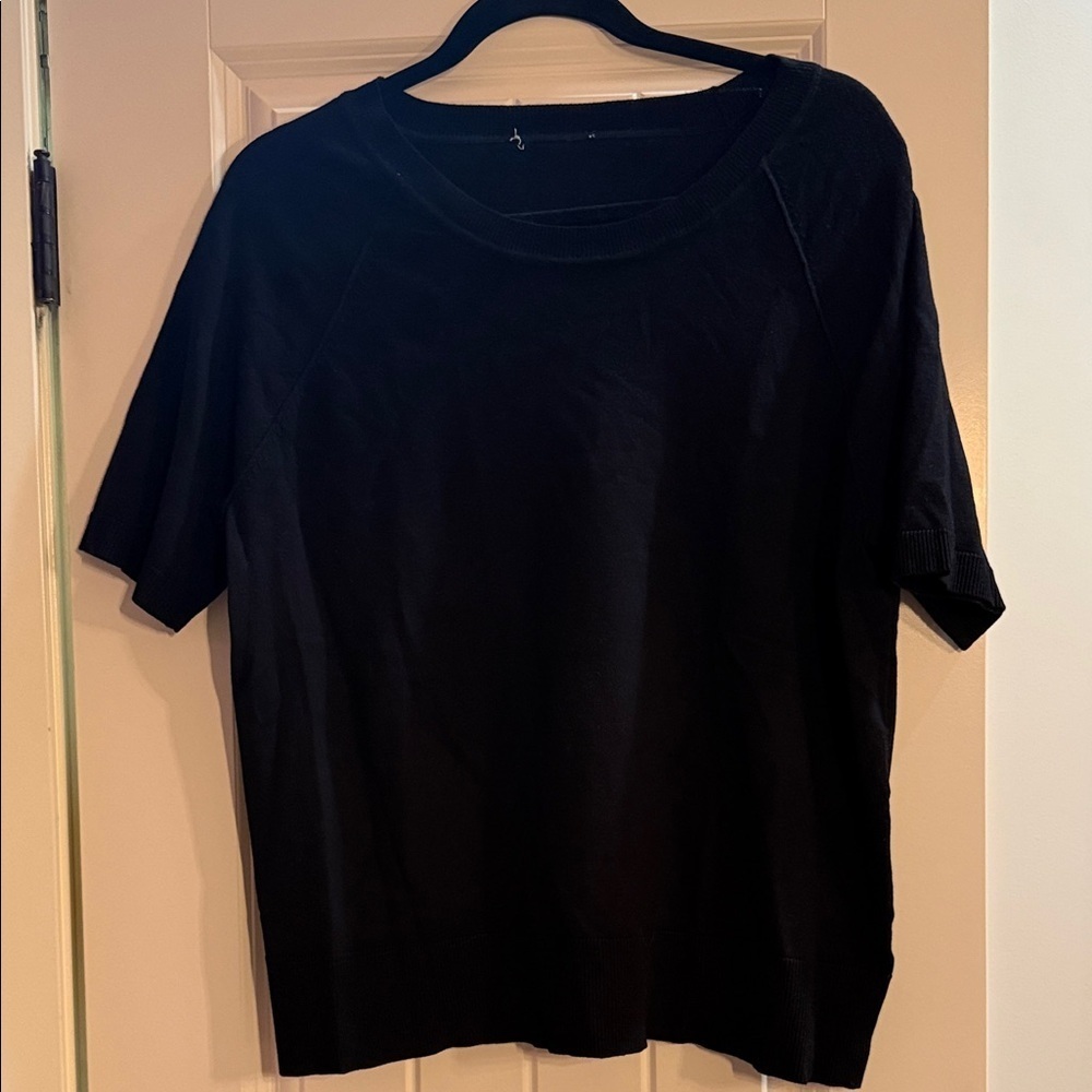 Chic Black Knit Top